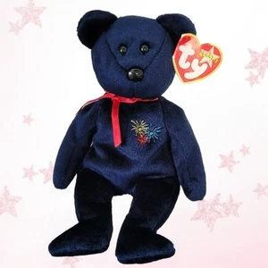 ⭐️ SPARKS ⭐️ 2003 (EXCLUSIVO DEL REINO UNIDO) Beanie Baby Bear - MWMT'S - Imagen 1 de 6