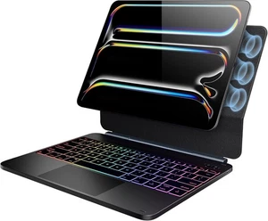 ✨ typecase Edge Keyboard Case for iPad Pro 13" (M4) 2024 - Light Black✨ - Picture 1 of 9