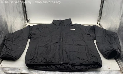 Chaqueta acolchada The North Face negra de manga larga con cremallera completa para hombre talla grande Foto 1 de 4