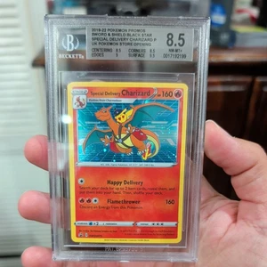 BGS 8.5 Special Delivery Charizard SWSH075 Sword & Shield Promo Holo Card - Picture 1 of 3