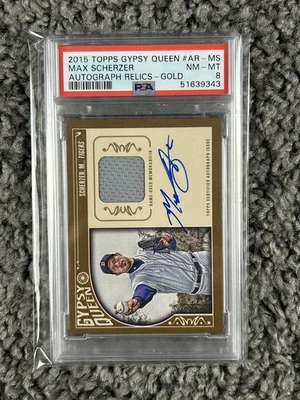 2015 Topps Gypsy Queen Relic Autograph #AR-MS Max Scherzer #01/25 - Image 1 of 3