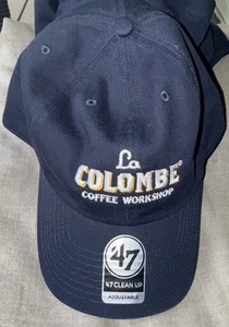 New La COLOMBE COFFEE WORKSHOP BLUE BALLCAP 47 Brand Free Sh - Picture 1 of 6