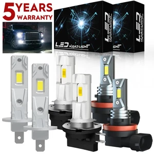 For 2011-2013 Kia Optima Led Headlight High/Low+Fog light Combo Bulbs White 6pcs - Picture 1 of 19