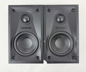 Sonance VP42 Visual Performance 4.5" Rectangle 2-Way In-Wall Speakers Pair -READ - Picture 1 of 7