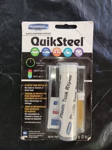 Blue Magic QuikSteel Plastic Tank Repair Kit , White , 2 ounces - Picture 1 of 1