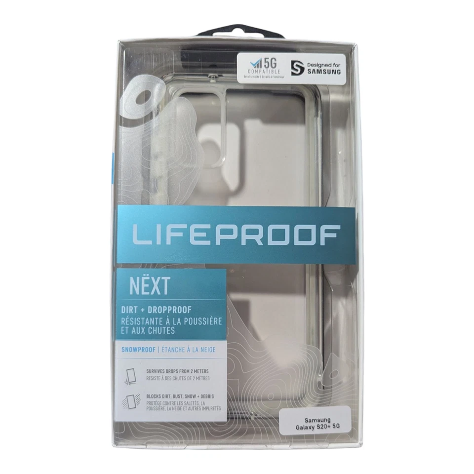 B6. LifeProof NEXT Case for Samsung Galaxy S20 Plus 5G- Clear/Black - Image 1 of 1