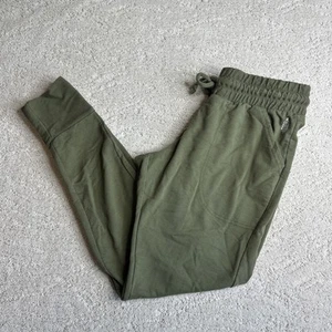 Women’s Free People Movement Small Army Green Jogger Sweatpants Comfy Athleisure - Picture 1 of 7