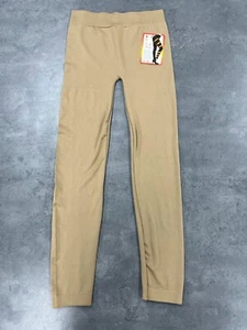 Shosho Ankle Leggings Damen beige Gummibund hoher Bund Body Shaper - Bild 1 von 14