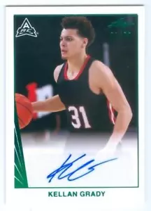 KELLAN GRADY "CARTA AUTOGRAFO ARCO VERDE /50" FOGLIA RICORDI BASKET 2021-22 - Foto 1 di 1