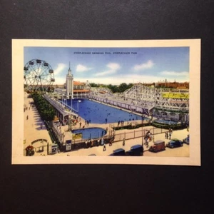 Cartolina Steeplechase Park Coney Island New York - Foto 1 di 2