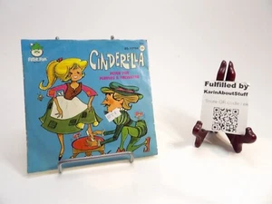 Cinderella Peter Pan Players and Orchestra 45 RPM Record with Pic Sleeve Vtg - Picture 1 of 4