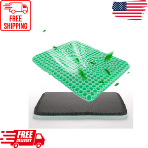 Gel Seat Chair Cushion For Long Sitting Double-Layer Sciatica&Back Pain Relief