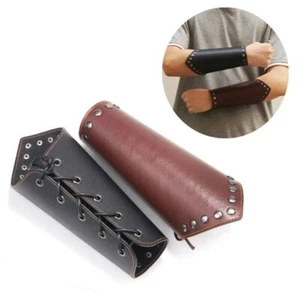 Gauntlet Safe Strap Archery Arm Guard Archery Arrow Viking Bracer Armband - Picture 1 of 11