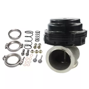 44 MM WATER COOLED MVR44 V-BAND BLACK TURBO MANIFOLD EXHAUST EXTERNAL WASTEGATE - Picture 1 of 5