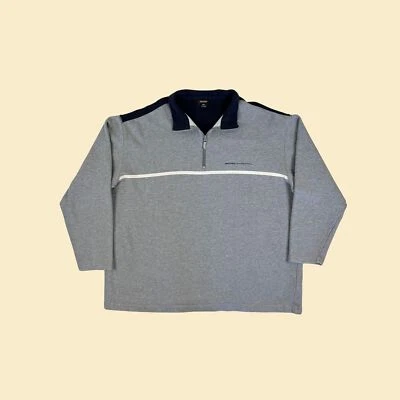 Sudadera Nautica Competition 3XLT años 90/Y2K cuarto cremallera, jersey vintage años 90 Foto 1 de 4