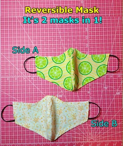 St Patrick Limes Wende Gelb Silber Sternschnuppe Gesichtsmaske Handarbeit Erwachsene - Bild 1 von 5