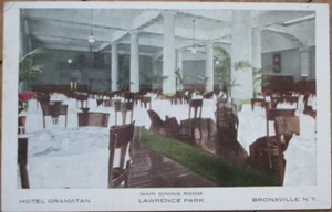 Bronxville, New York 1910 Postkarte, Hotel Gramatan Esszimmer, New York - Bild 1 von 1