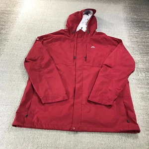 Eastern Mountain Sports Jacket Mens Extra Large Full ZIp Hoodie Recco Red EMS - Picture 1 of 14