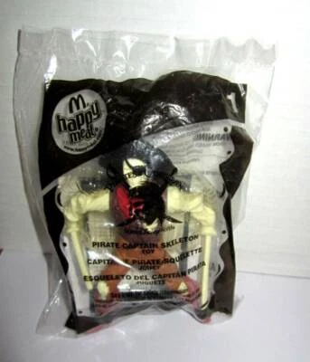 McDonalds 2008 Pirates of the Caribbean #1 Happy Meal Pirate Captain Skeleton Se - Image 1 of 2