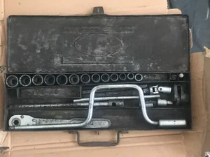 Juego de enchufes hexagonales Britool 1/2" Whitworth AF de colección 1/2" Whitwiorth a 7/16 AF - Imagen 1 de 20