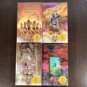 The Chronicles of Narnia C.S. Lewis Bundle Books 3 4 6 7 HarperTrophy Paperback - Picture 1 of 8