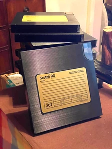 New Old Stock SCOTCH 207 1/4 IN. 1800ft Music Mastering Tape, ten (10) 7" reels - Picture 1 of 14