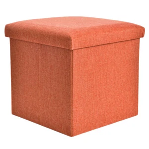 Storage Ottoman Foldable Storage Stool Small Stool Foot Stool Chest Foot Stools - Picture 1 of 12