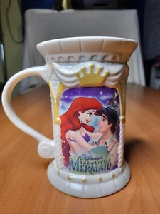 Rare Disney Store Exclusive Little Mermaid Ariel & Prince Eric Coffee Mug Cup - Picture 1 of 8