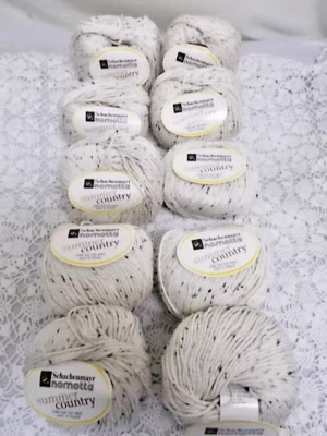 10 SK  SCHACHENMAYR NOMOTTA 'SUMMER COUNTRY' COTTON/AC/RAYON YARN,  1 3/4OZ - Image 1 of 4
