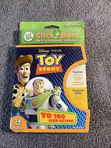 New Leap Frog Click Start My First Computer Software Disney Toy Story Math - Picture 1 of 3