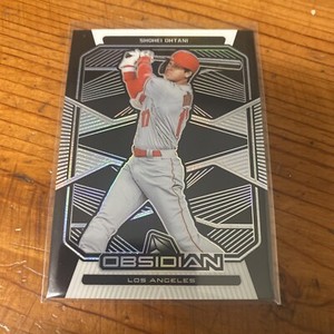 2020 Panini Chronicles Obsidian Shohei Ohtani #40 Angels Silver Refractor