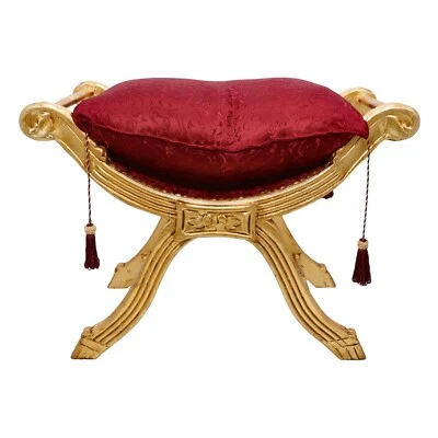 Banco italiano autêntico estilo veneziano feito na Itália - Imagem 1 de 4