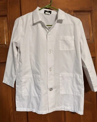 Natural Uniforms Childrens Lab Coat- White Size 8/10 dress up Toddler Halloween - Image 1 of 4