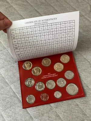 2015 Denver Uncirculated Coin Set w/Certificate of Authenticity - Image 1 of 2
