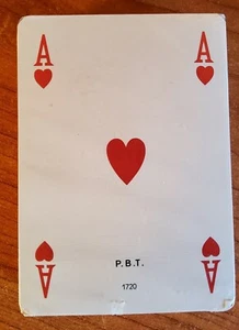 210° MAZZO DI CARTE DAL NEGRO P. B. T. 1720 (sigillate) IN PVC 9x6,5 CVPC - Imagen 1 de 3