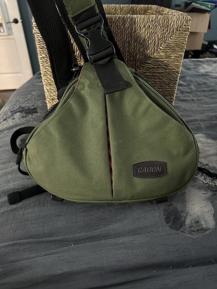 CADeN Camera Bag Sling Backpack Camera Case Waterproof with Rain Cover - Image 1 of 1