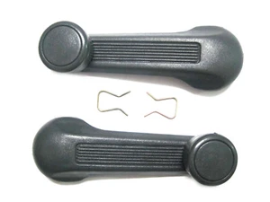 Pair window crank handle grey For Honda Civic Accord CX DX EX SI EG6 B16 D16 EK - Picture 1 of 2
