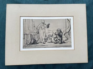 REMBRANDT VAN RHIJN (Leyden, 1606-69) Il Perdono Facsimile 1494 - Picture 1 of 11