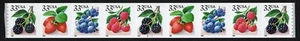UNITED STATES, SCOTT # 3302-3305 (3305a), STRIP OF 9 PNC # B1111, BERRIES, MNH - Picture 1 of 1