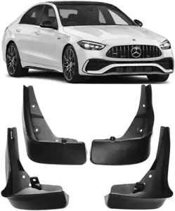 Genuine Splash Guards Mud Flaps FOR 2022-2024 Mercedes Benz C Class AMG Saloon - Picture 1 of 11