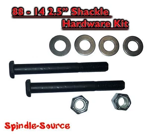 Shackle Hardware Kit Lift Lower Shackles GRADE 8 FOR Chevy GMC Ford Dodge 1500 - Bild 1 von 1