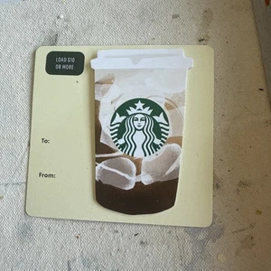2025 STARBUCKS Sommer gestanzte Geschenkkarte EISKAFFEEGETRÄNKE - Bild 1 von 1