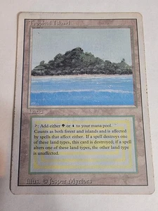 Mtg Revised Tropical Island Damaged Reserved List Dual - Picture 1 of 4