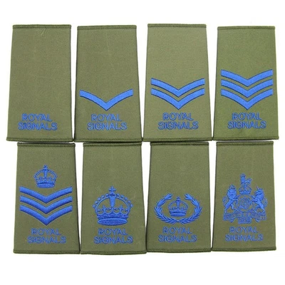 Royal Signals OD PCS Rank Slides - Image 1 of 2