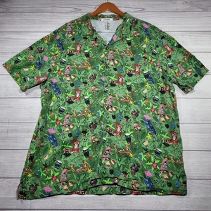 Disney Parks Trader Sam's Grog Grotte Herren XXL Knopfleiste verzaubertes Tiki Hawaii - Bild 1 von 6