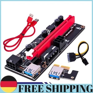 PCI Express Riser Card USB 3.0 Cable PCI-E 1X to 16X Adapter for GPU Mining - Afbeelding 1 van 6