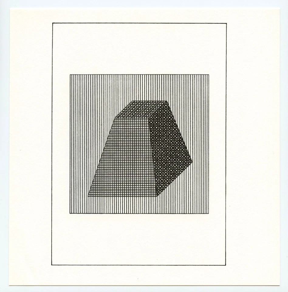 Sol LeWitt шелкография - напечатано в 1984 r - Изображение 1 из 1