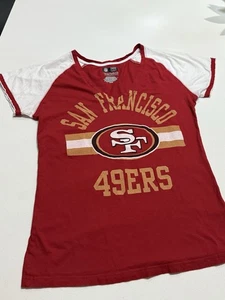 NFL Team Apparel Damen SSN Francisco 49ers T-Shirt Größe Medium - Bild 1 von 5