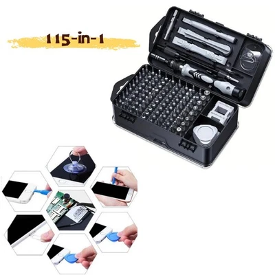 115-in-1 Precision Screwdriver Kit Mini Tool for PC MacBook iPhone Watch Glasses - Image 1 of 4