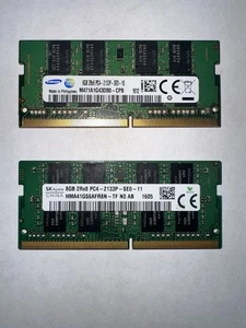 16GB 2x 8GB DDR4 2133 MHz PC4-17000 Sodimm Laptop Memory RAM Kit 16G 2133 260pin - Picture 1 of 2